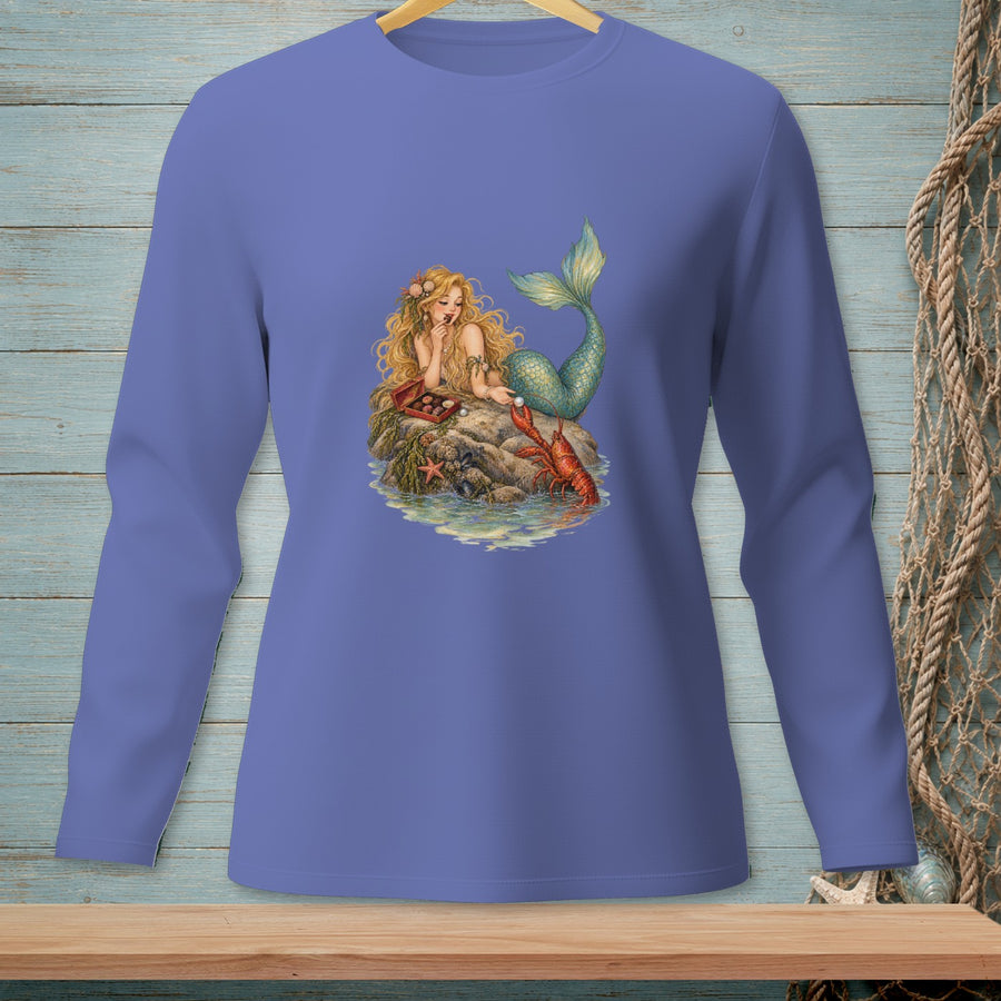 Pearls For Truffles ~ Comfort Colors Premium Long Sleeve T-Shirt