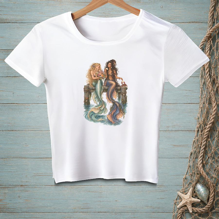 Sea Tea With A Crab ~ Crop Top