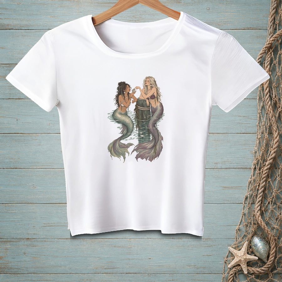 Spill The Pearls ~ Crop Top