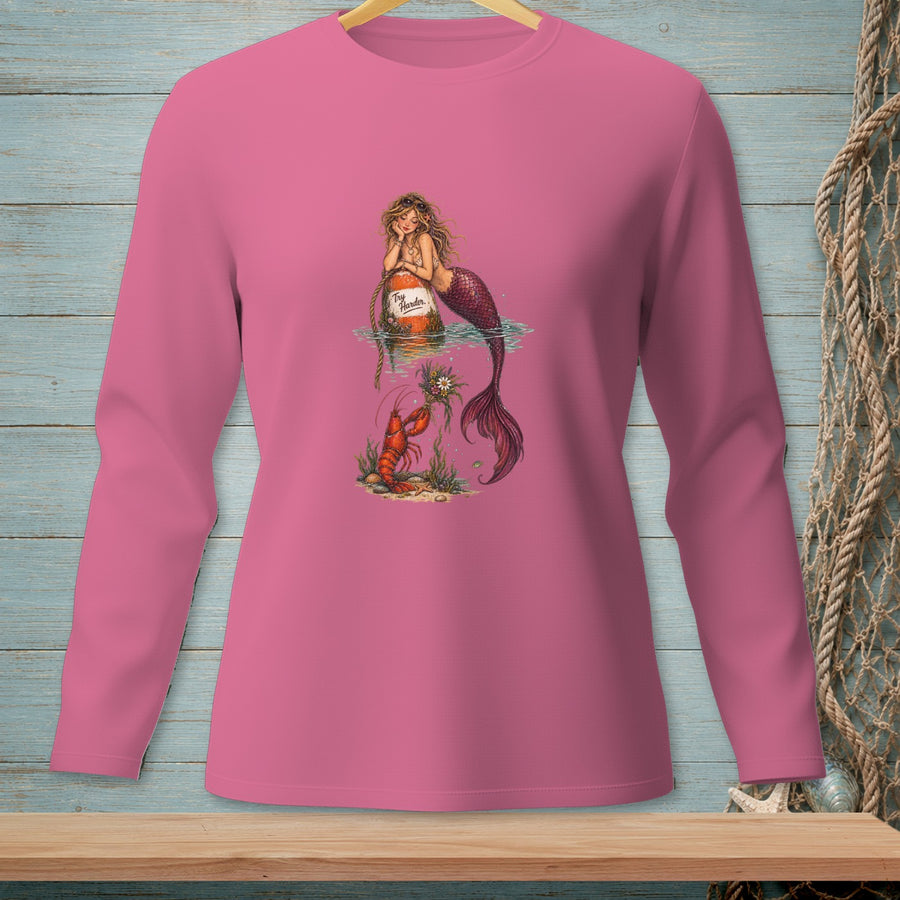 Try Harder, Darling ~ Comfort Colors Premium Long Sleeve T-Shirt