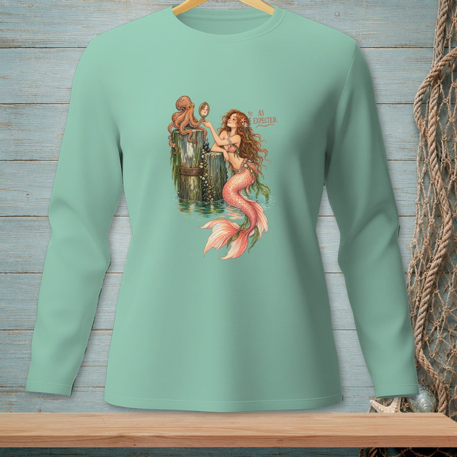 Flawless As Expected ~ Comfort Colors Premium Long Sleeve T-Shirt