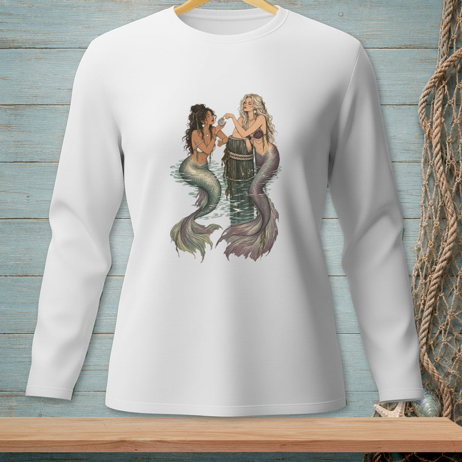 Spill The Pearls ~ Comfort Colors Premium Long Sleeve T-Shirt