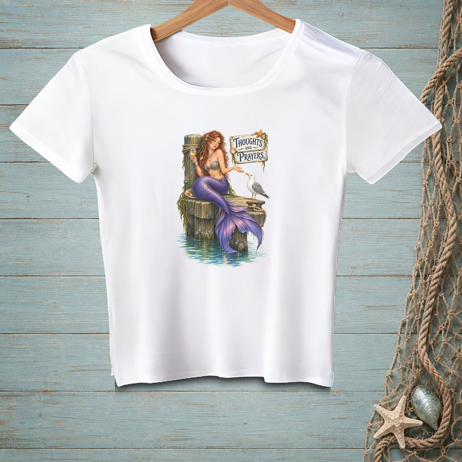 Thoughts And Prayers ~ Crop Top