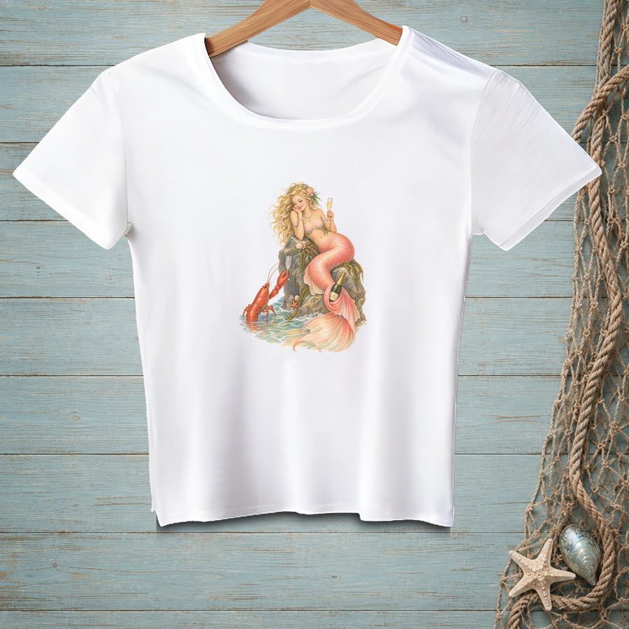Claws & Champagne ~ Crop Top