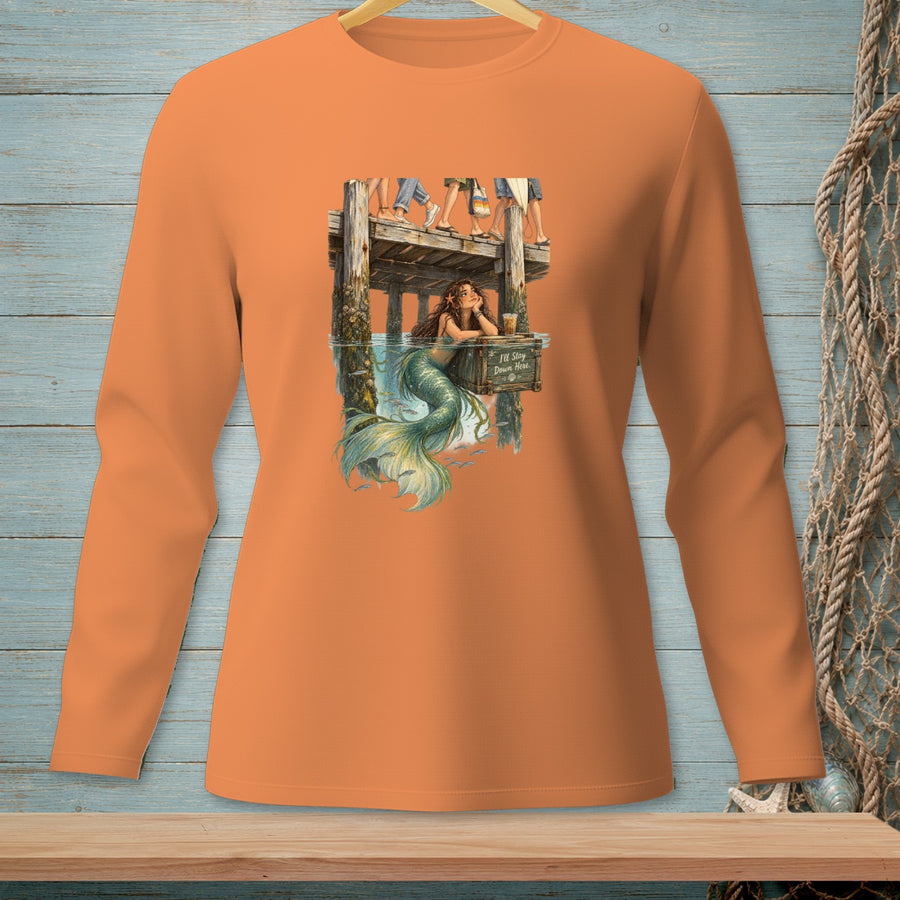 Better Down Here ~ Comfort Colors Premium Long Sleeve T-Shirt