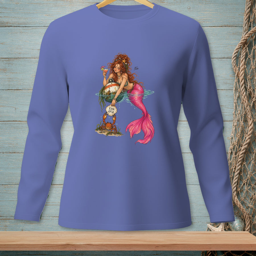 Play Nice? No. ~ Comfort Colors Premium Long Sleeve T-Shirt