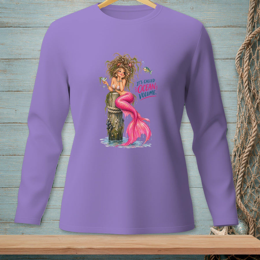 Salty Volume Diva ~ Comfort Colors Premium Long Sleeve T-Shirt