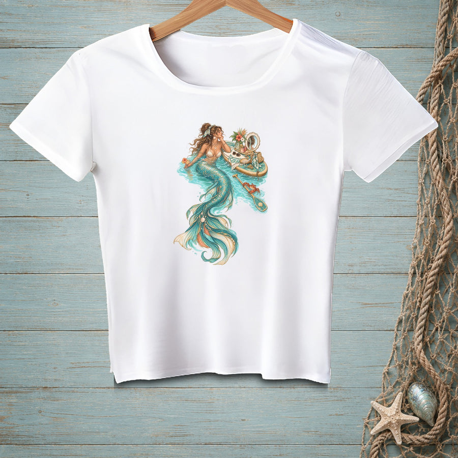 Full Face, Open Water ~ Crop Top