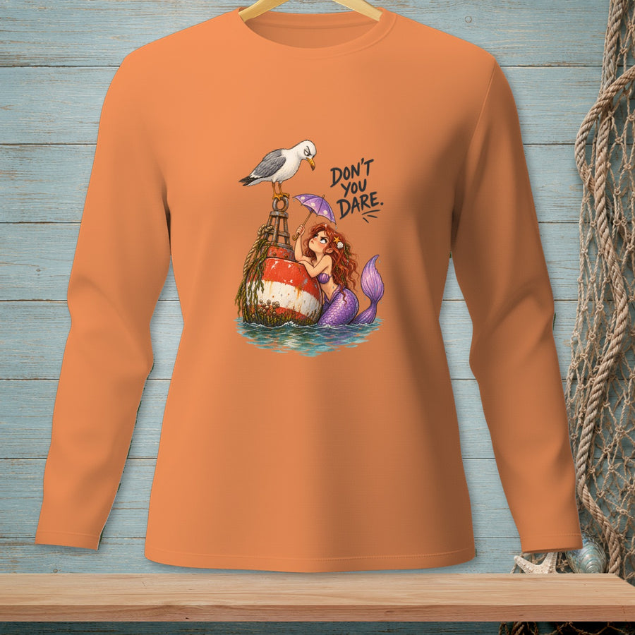 Seagull Standoff ~ Comfort Colors Premium Long Sleeve T-Shirt