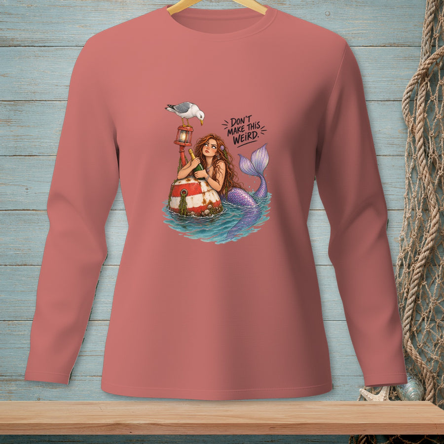 Champagne & Side-Eye ~ Comfort Colors Premium Long Sleeve T-Shirt