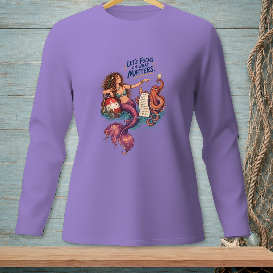 Focus On What Matters ~ Comfort Colors Premium Long Sleeve T-Shirt