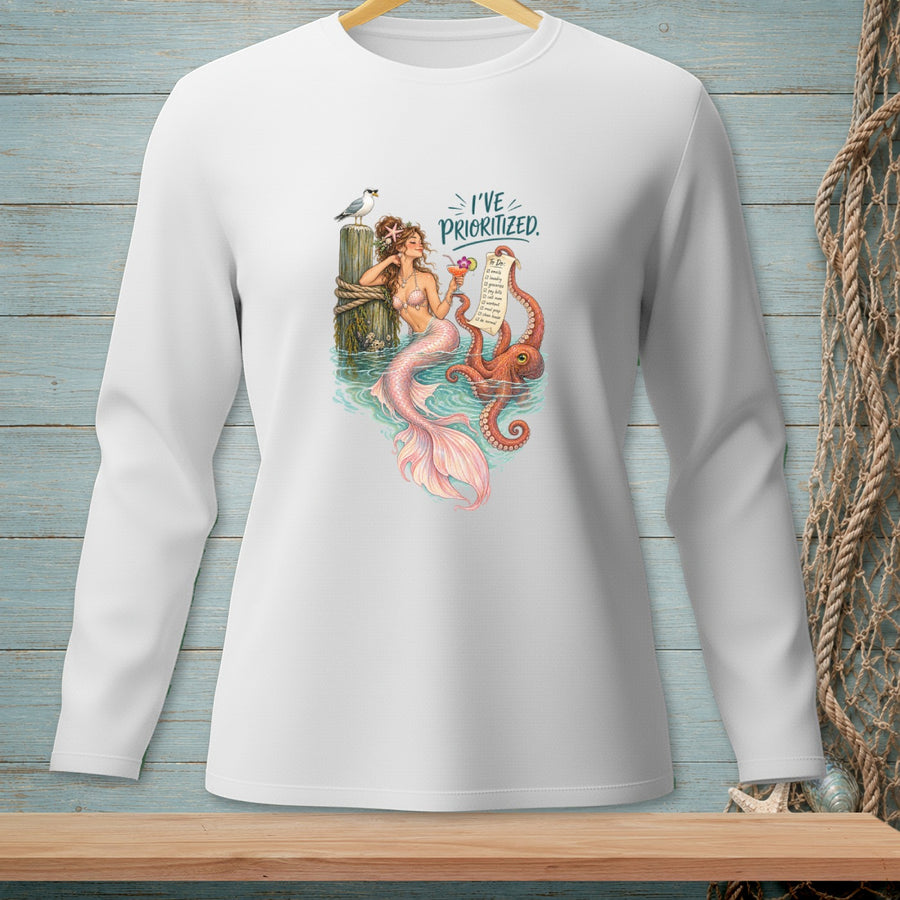 Priorities In Order ~ Comfort Colors Premium Long Sleeve T-Shirt