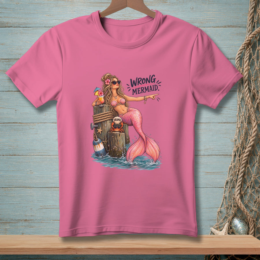 Wrong Mermaid Energy ~ Comfort Colors Premium Tee