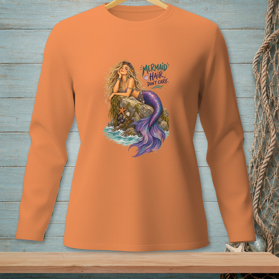 Mermaid Hair Mood ~ Comfort Colors Premium Long Sleeve T-Shirt