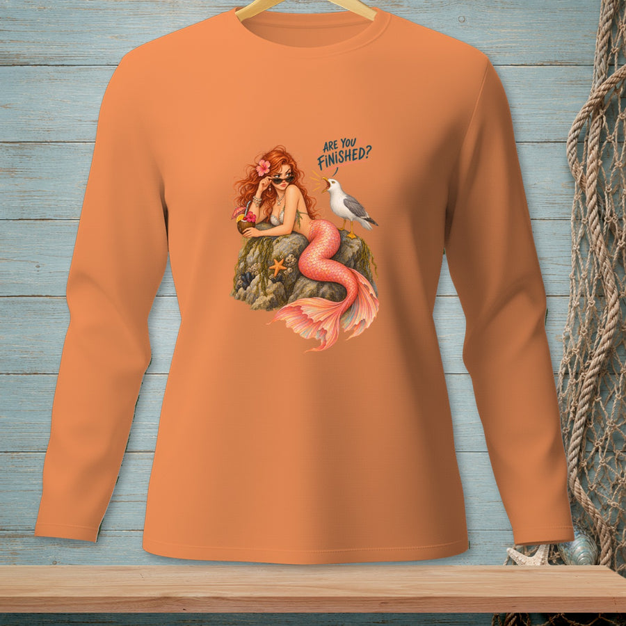Are You Finished? ~ Comfort Colors Premium Long Sleeve T-Shirt