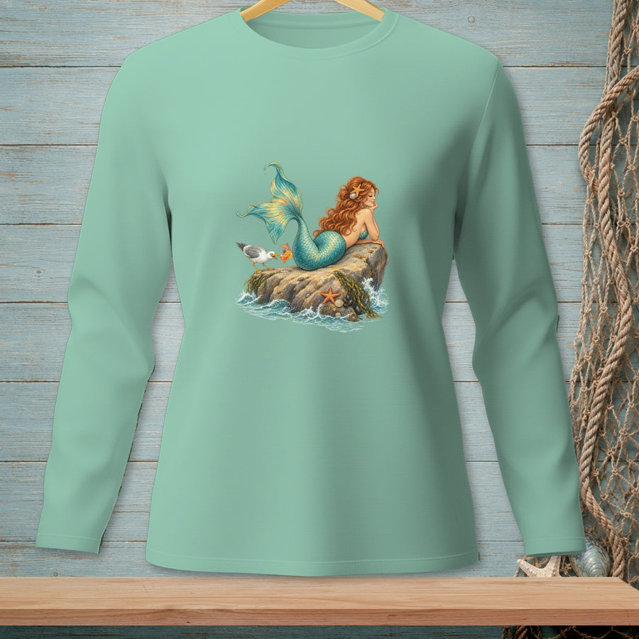 Saltwater Happy Hour ~ Comfort Colors Premium Long Sleeve T-Shirt