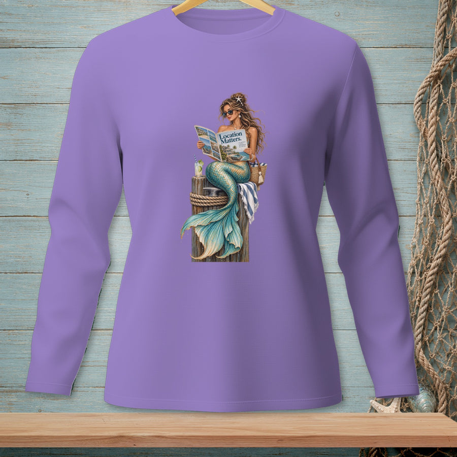 Location Is Everything ~ Comfort Colors Premium Long Sleeve T-Shirt