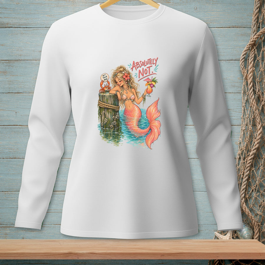 Absolutely Not ~ Comfort Colors Premium Long Sleeve T-Shirt