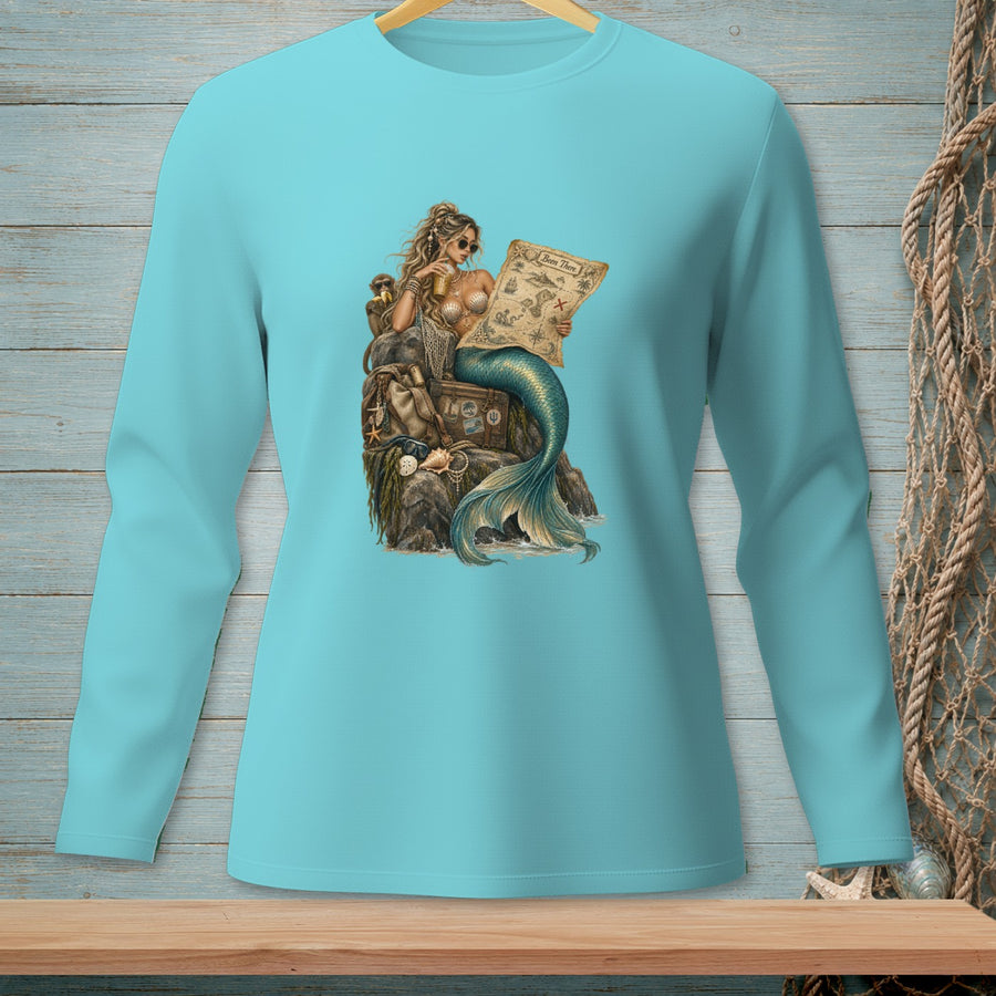 Uncharted & Unbothered ~ Comfort Colors Premium Long Sleeve T-Shirt