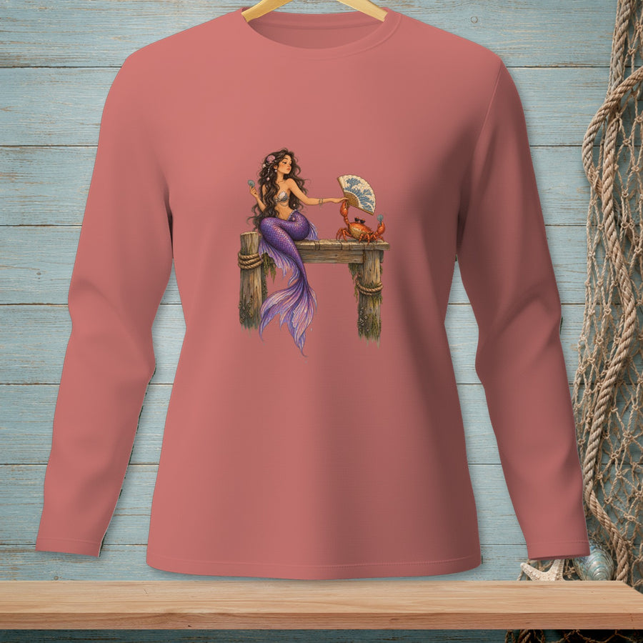 Crabby VIP Service ~ Comfort Colors Premium Long Sleeve T-Shirt