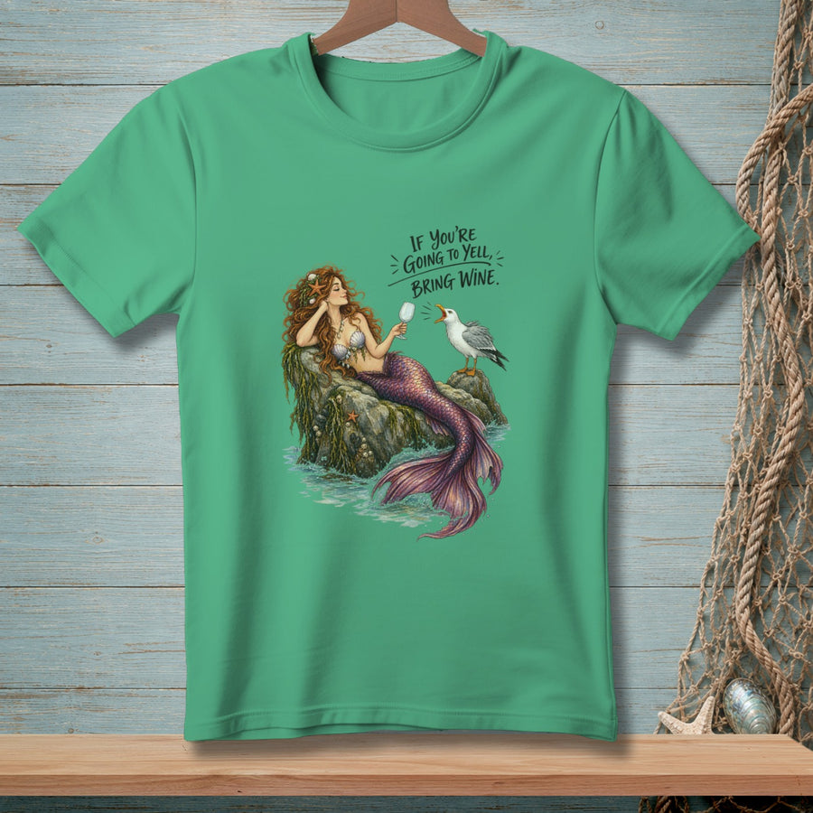 Bring The Wine ~ Comfort Colors Premium Tee