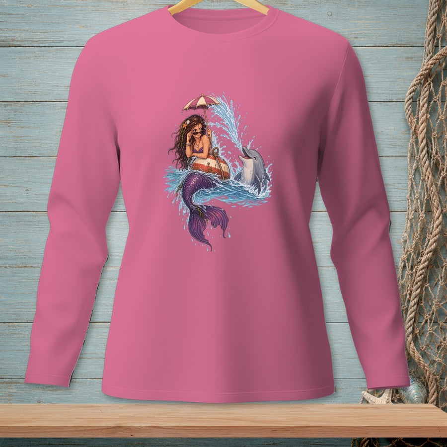 Saltwater Side Eye ~ Comfort Colors Premium Long Sleeve T-Shirt
