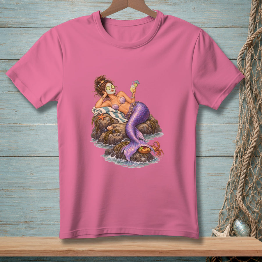 Resting Beach Face Mask ~ Comfort Colors Premium Tee
