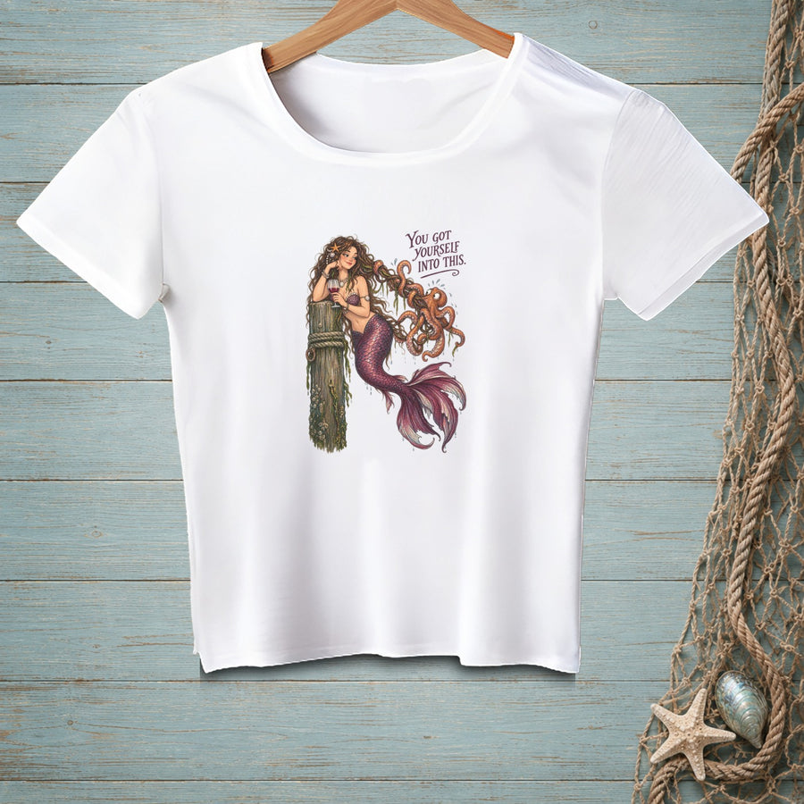 Tangled & Unbothered ~ Crop Top