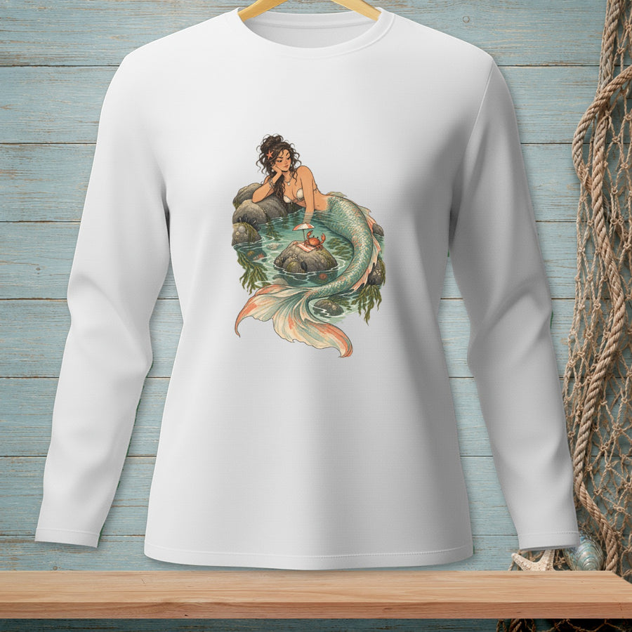 Side-Eye Siren ~ Comfort Colors Premium Long Sleeve T-Shirt