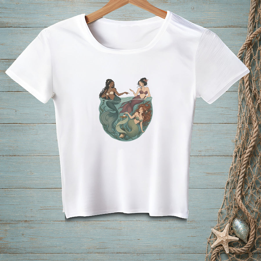 Spilling Salty Tea ~ Crop Top