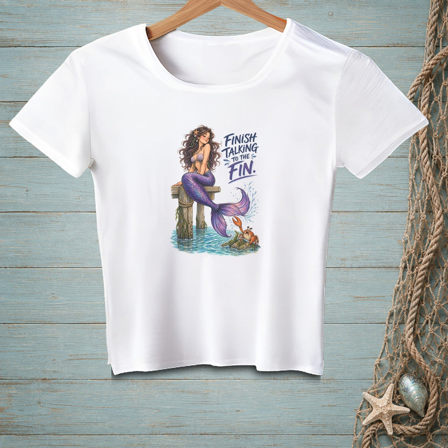 Talk To Fin ~ Crop Top