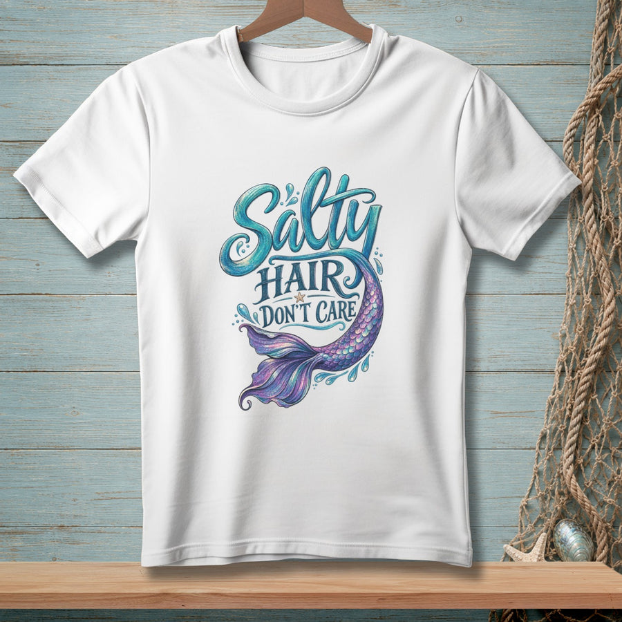 Salty Hair Don't Care ~ Comfort Colors Premium Tee