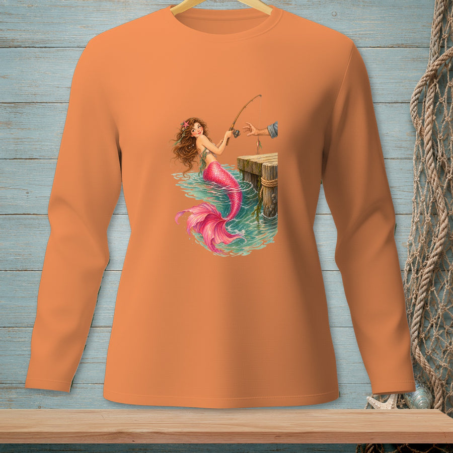 Reel Him In ~ Comfort Colors Premium Long Sleeve T-Shirt