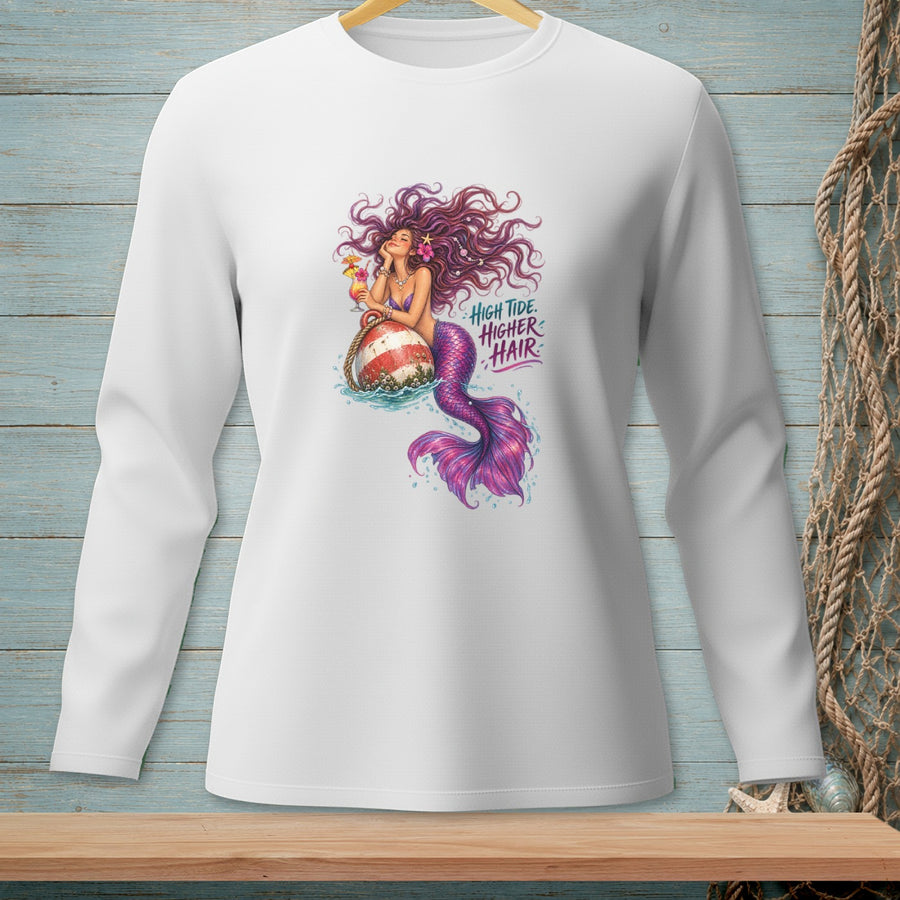 Big Hair Energy ~ Comfort Colors Premium Long Sleeve T-Shirt