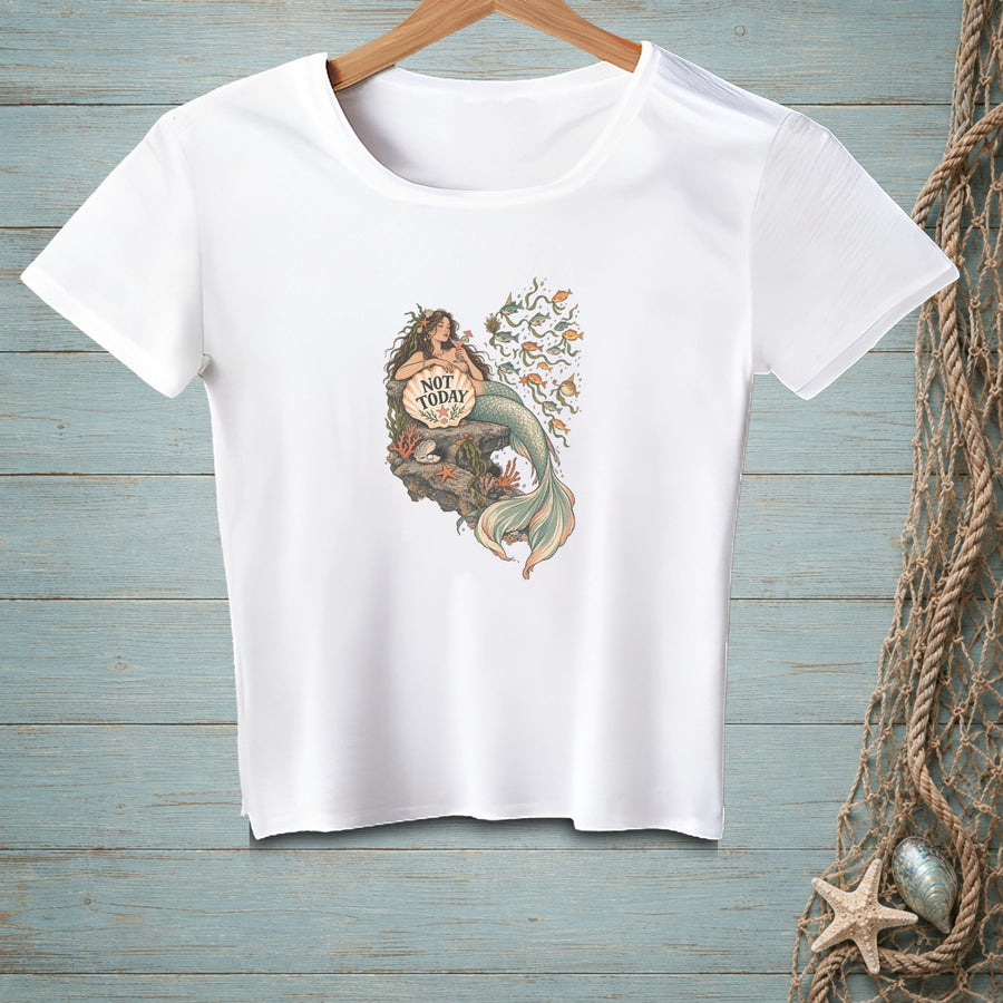 Not Today, Fish ~ Crop Top