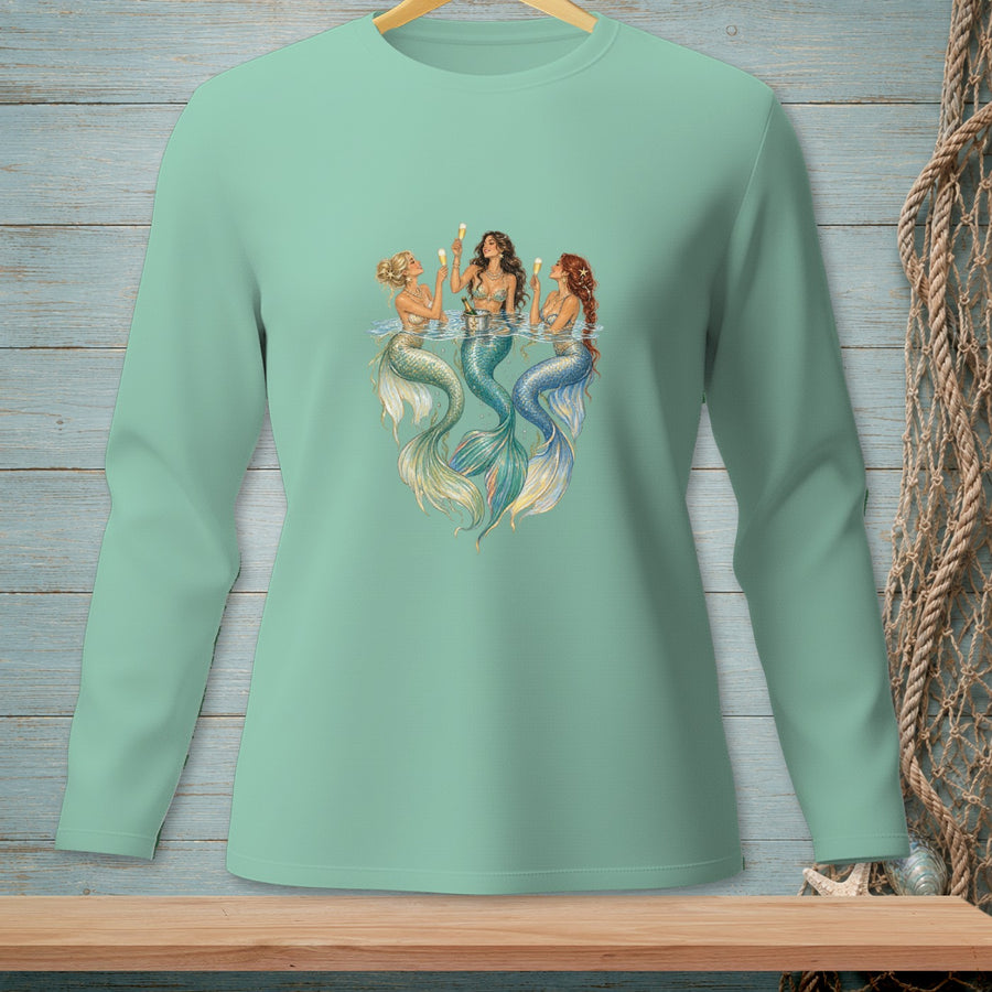 Siren Sip Squad ~ Comfort Colors Premium Long Sleeve T-Shirt