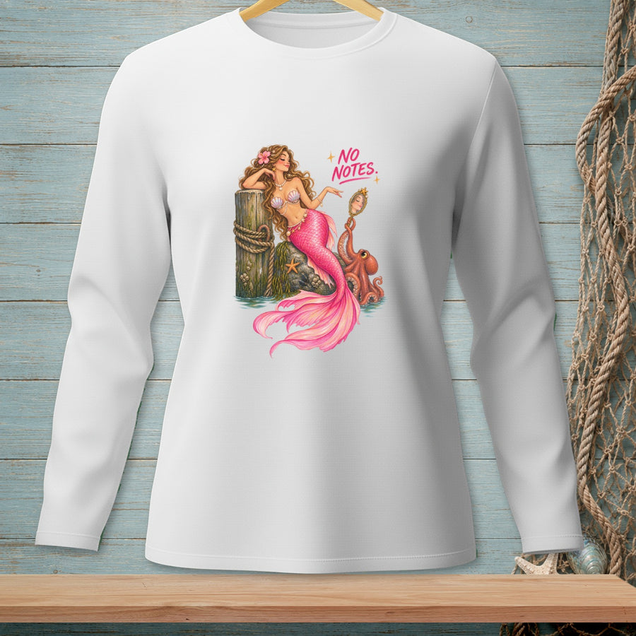 Flawless, No Notes ~ Comfort Colors Premium Long Sleeve T-Shirt