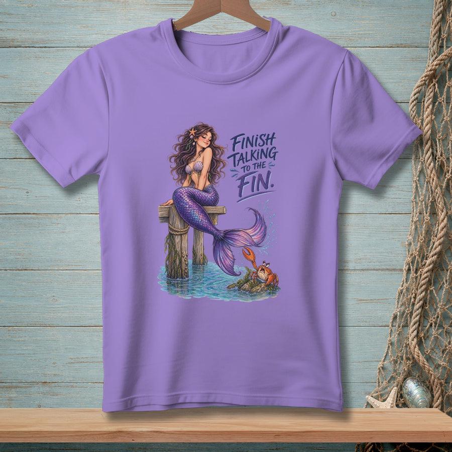 Talk To Fin ~ Comfort Colors Premium Tee
