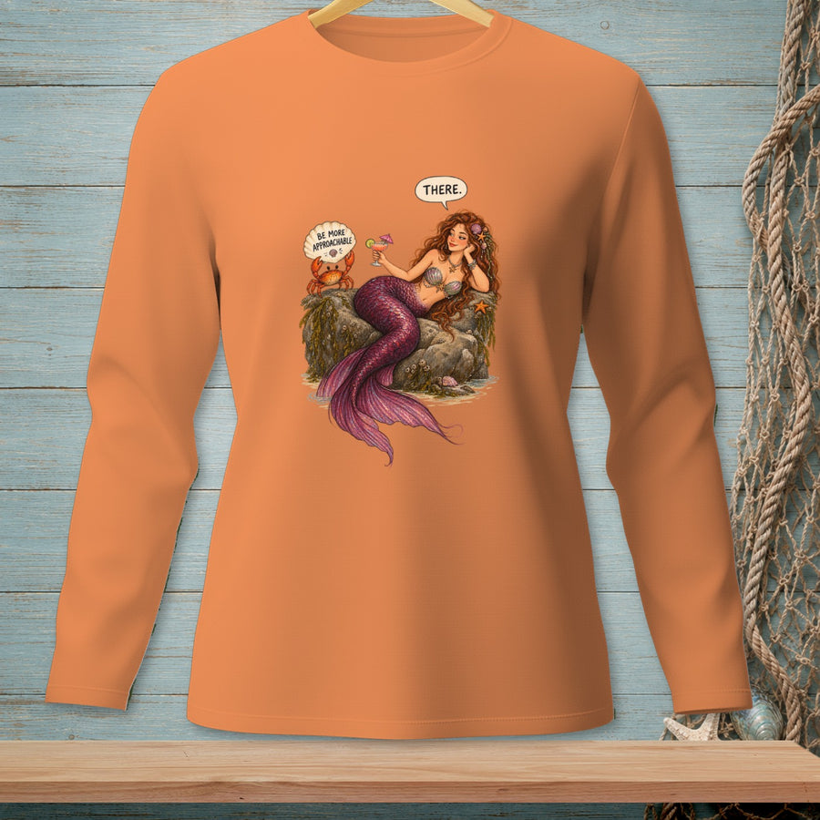 Approachable Enough ~ Comfort Colors Premium Long Sleeve T-Shirt