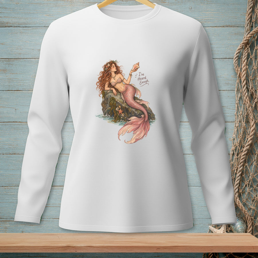 Shell Phone Hangup ~ Comfort Colors Premium Long Sleeve T-Shirt