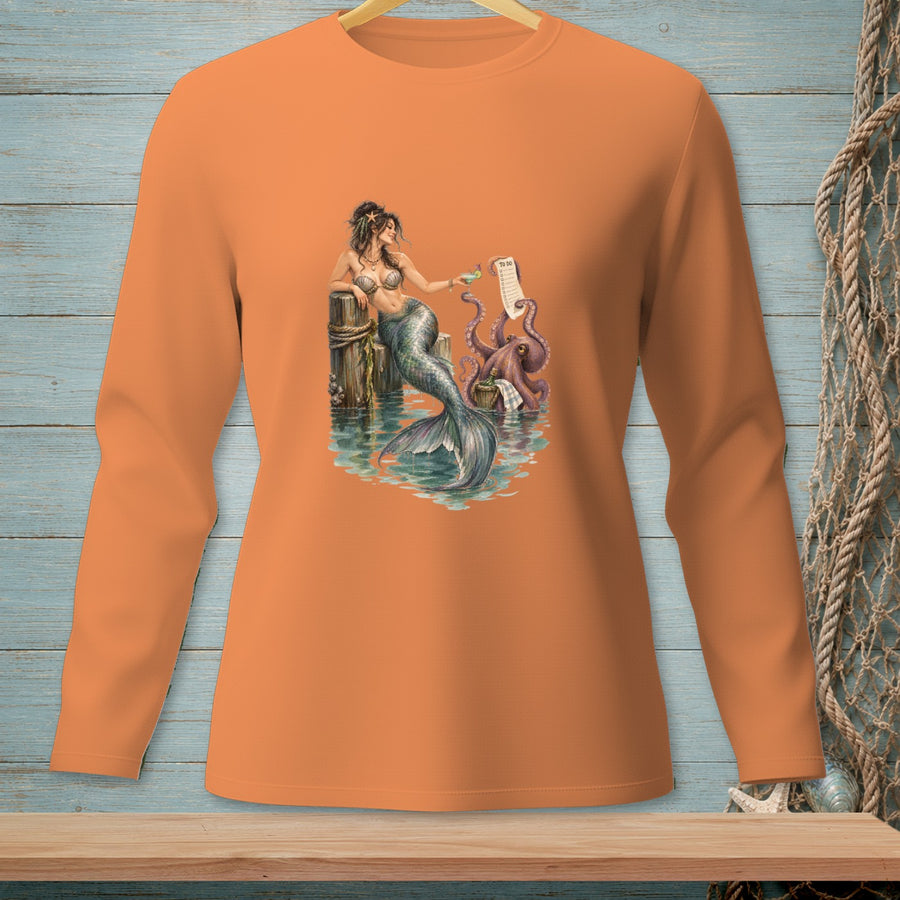 Priorities, Cocktail First ~ Comfort Colors Premium Long Sleeve T-Shirt
