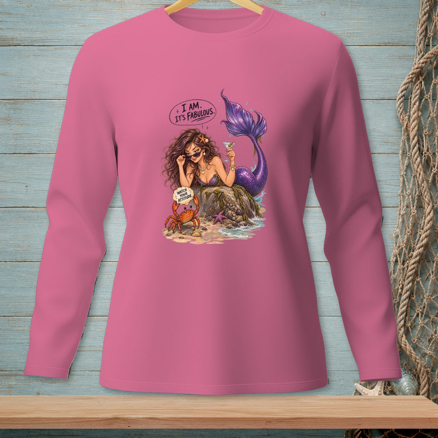Fabulously Unbothered ~ Comfort Colors Premium Long Sleeve T-Shirt