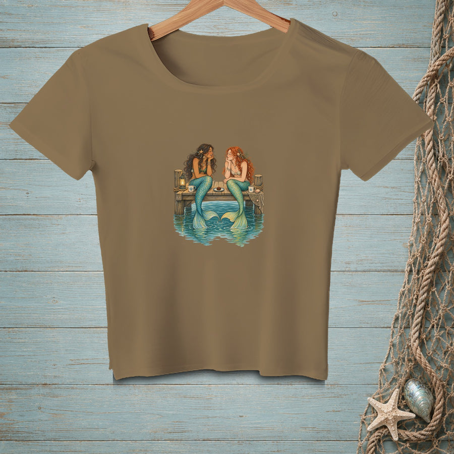 Ocean Tea, Second Cup ~ Crop Top