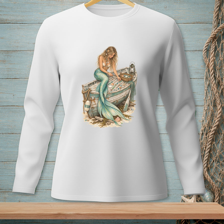 Certified Beach Hoarder ~ Comfort Colors Premium Long Sleeve T-Shirt