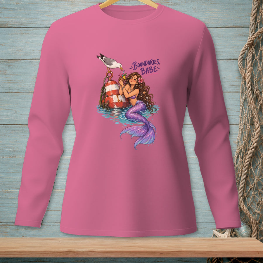 Boundaries, Babe ~ Comfort Colors Premium Long Sleeve T-Shirt