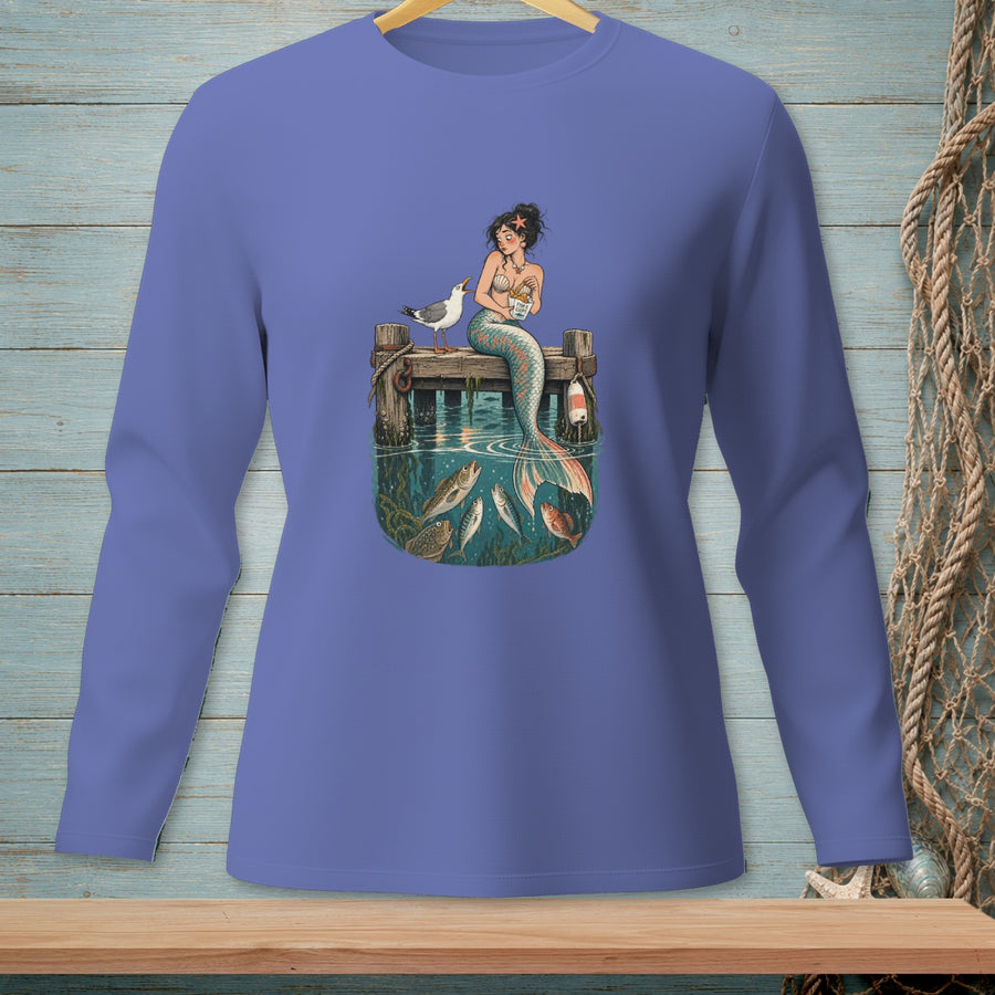 Awkward Snack Break ~ Comfort Colors Premium Long Sleeve T-Shirt