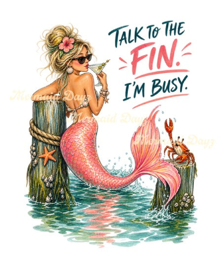 Talk To The Fin, I'm Busy