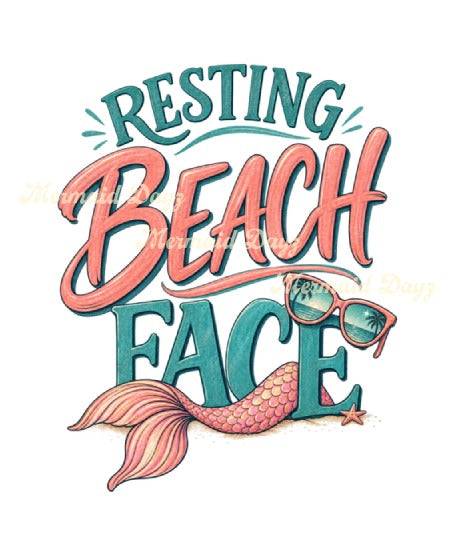 Resting Beach Face
