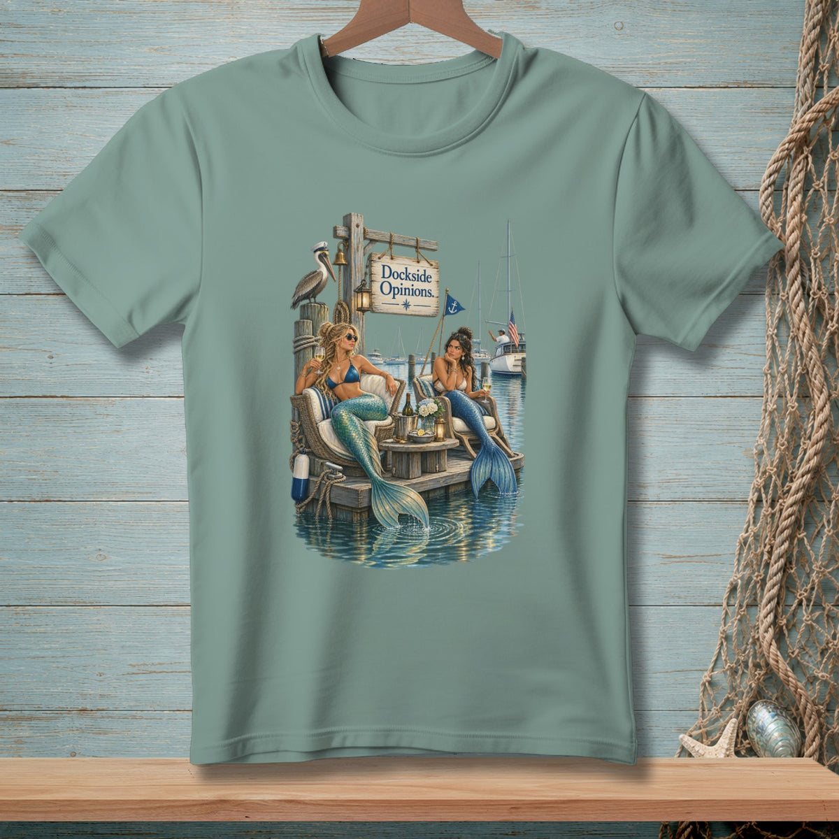 Dockside Opinions ~ Comfort Colors Premium Tee