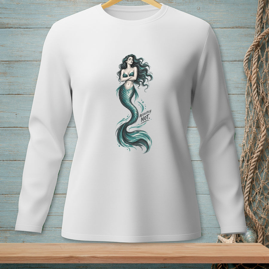 Hard Pass Siren ~ Comfort Colors Premium Long Sleeve T-Shirt